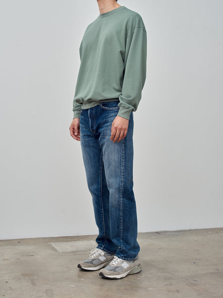 Auralee Super High Gauge Sweat Pullover - Dusty Green - Namu Shop