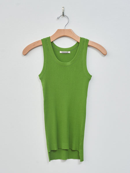 Namu Shop - Auralee Giza High Gauge Rib Knit Tank - Green