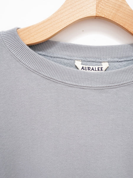 Auralee Smooth Soft Sweat Pullover - Blue Gray - Namu Shop