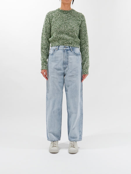 Wool tweed pants in neutrals - Auralee