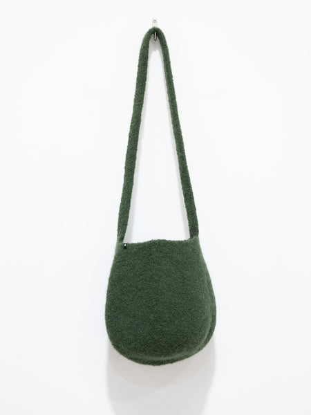 Long Strap Bucket Bag - Olive
