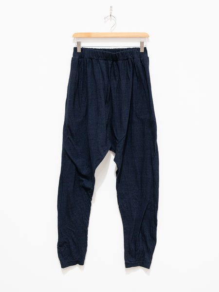 Cotton Relax Pants - Navy