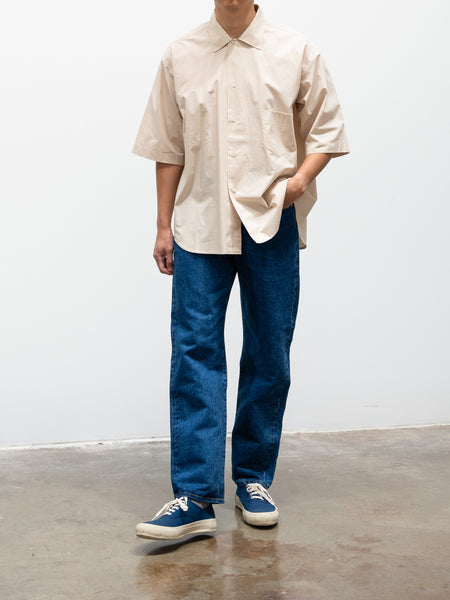 Jan Machenhauer Fred Shirt - Almond Cotton Poplin - Namu Shop