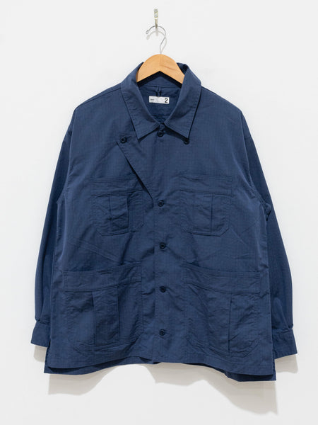 Namu Shop - ts(s) Ripstop Military Shirt Jacket - Blue