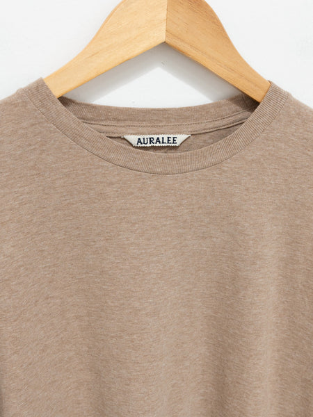 Hard Twist Cotton Cashmere L/S Tee - Top Beige (Women’s)