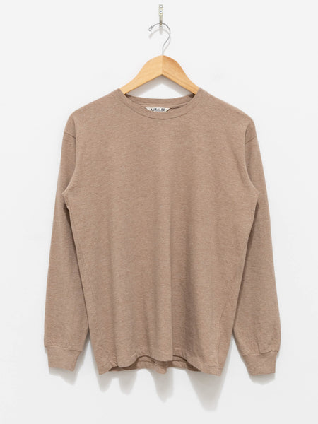 Hard Twist Cotton Cashmere L/S Tee - Top Beige (Women’s)