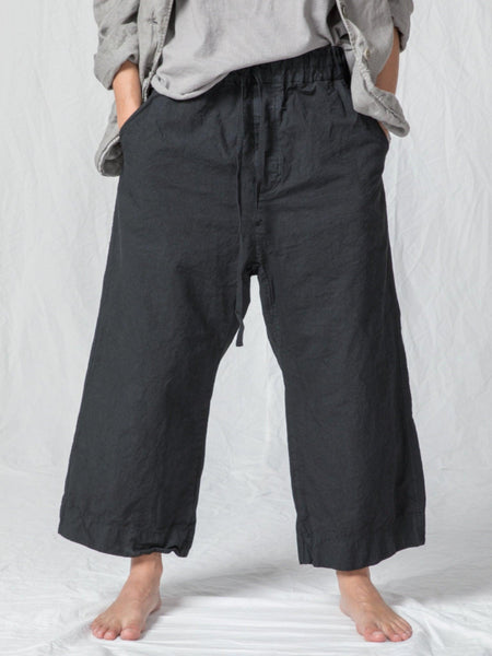 Wide & Short Trousers CC - Black