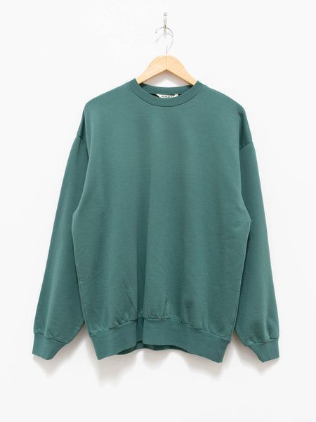 Elastic High Gauge Sweat Pullover - Green