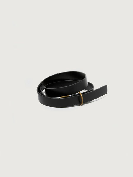 Auralee Leather Belt - Black (Women's) - Namu Shop