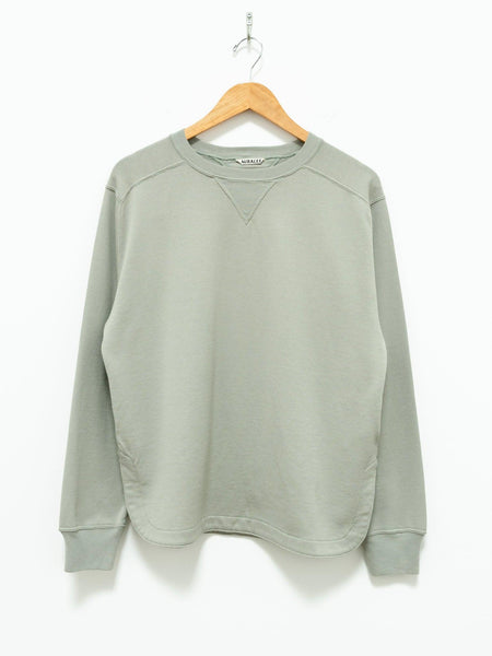 Namu Shop Auralee Light Flowy Sweat Pullover Light Green