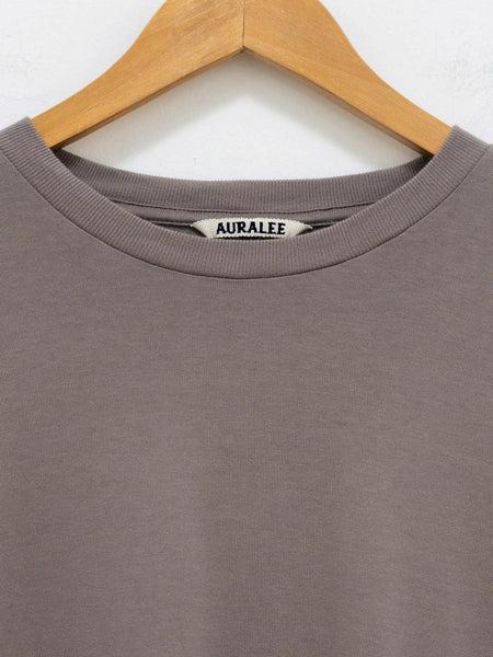 Luster Plaiting L/S Tee - Khaki Gray