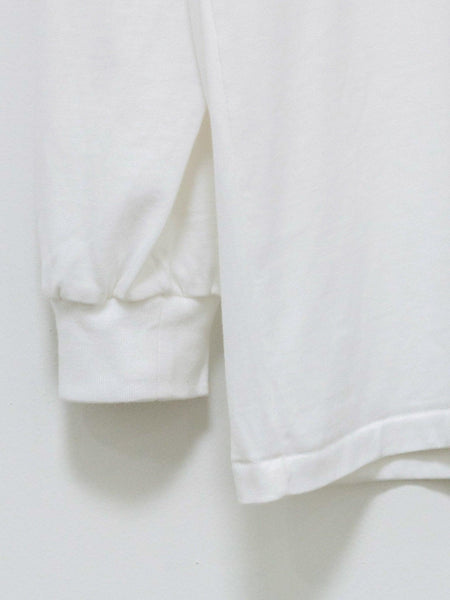 Luster Plaiting L/S Tee - White