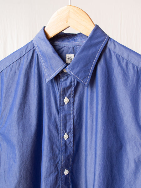 Regular Collar Shirt - Blue Chambray