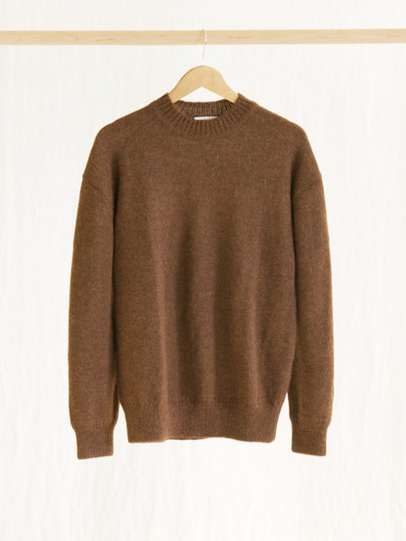 030922○ ATON BABY ALPACA CREWNECK-