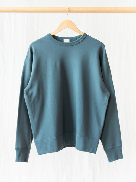 Suvin Cotton Sweatshirt - Blue Green