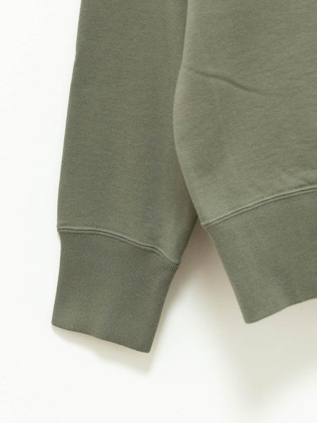 Suvin Cotton Sweatshirt - Khaki Green