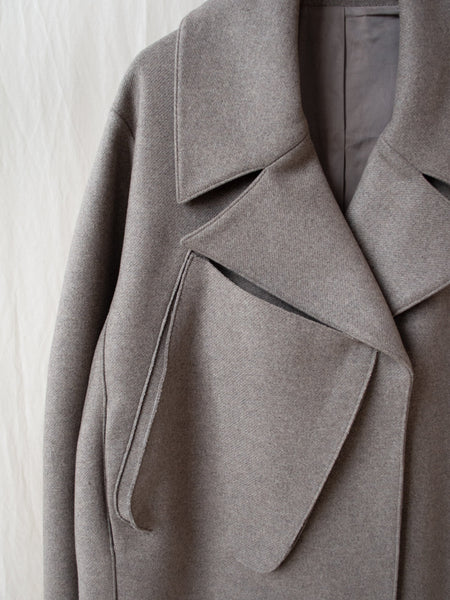 Myrio Oversized Coat in Double Faced Wool