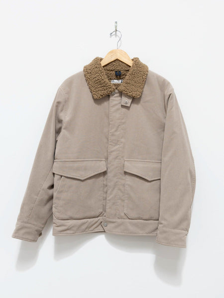 SOLOTEX Poly Stretch Corduroy Bomber Jacket - Graige