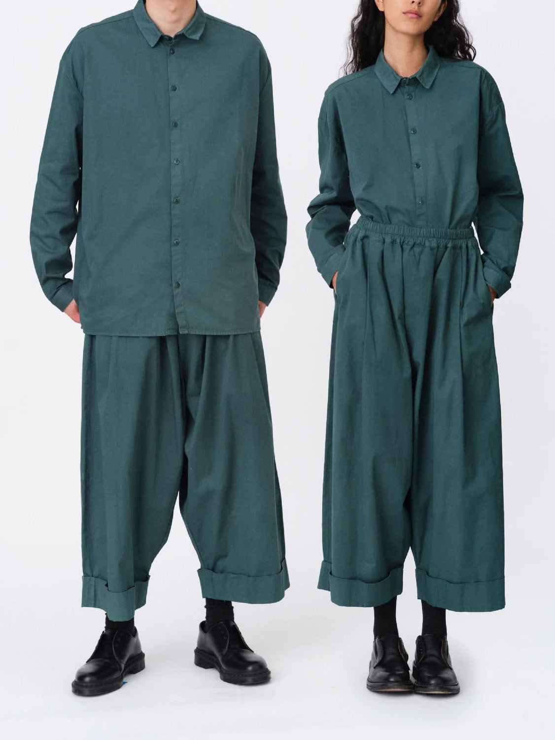 Namu Shop - Toogood The Baker Trouser - Cotton Twill Viridian