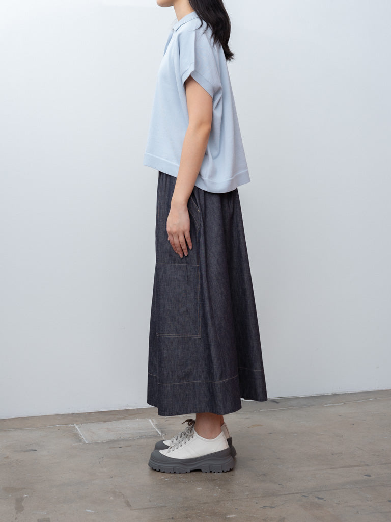 BETTY-DENIM Skirt - Indigo