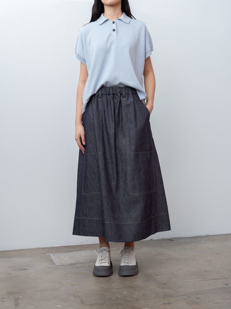 BETTY-DENIM Skirt - Indigo