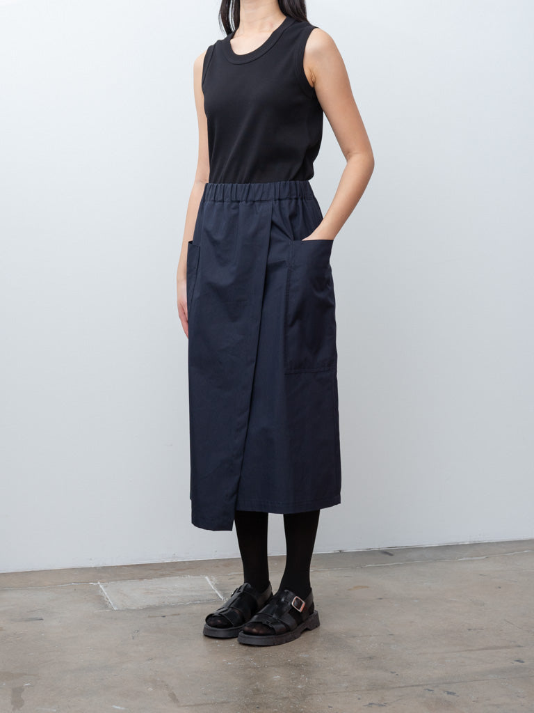 HEART-GABA Skirt - Navy