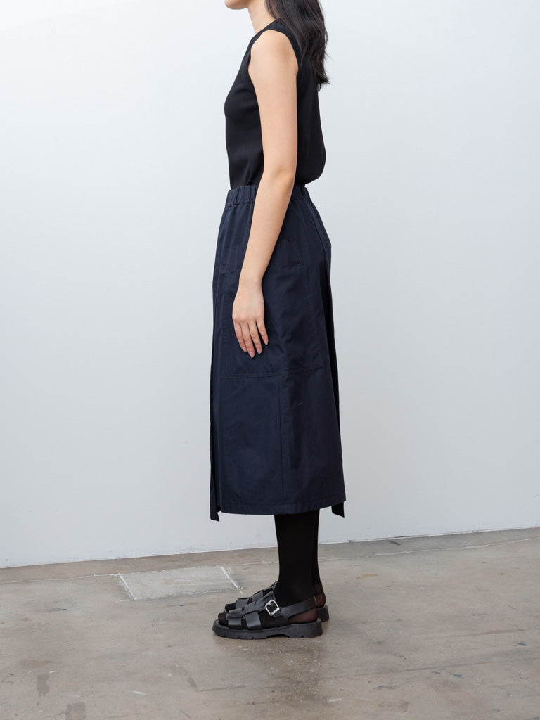 HEART-GABA Skirt - Navy