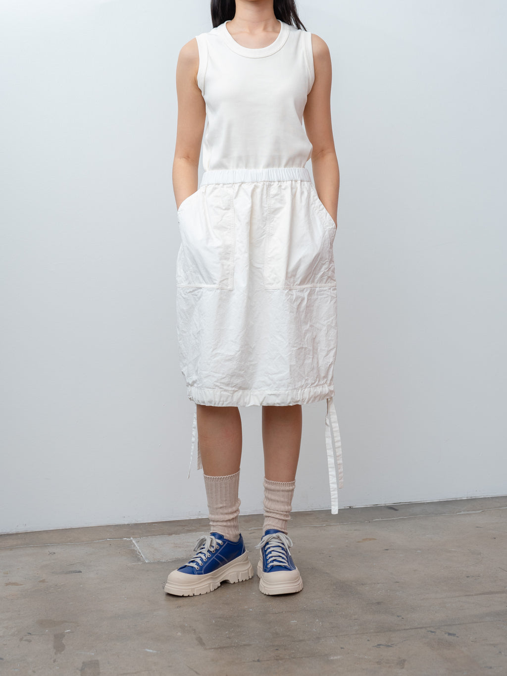 Balloon Skirt H CARD - Off White