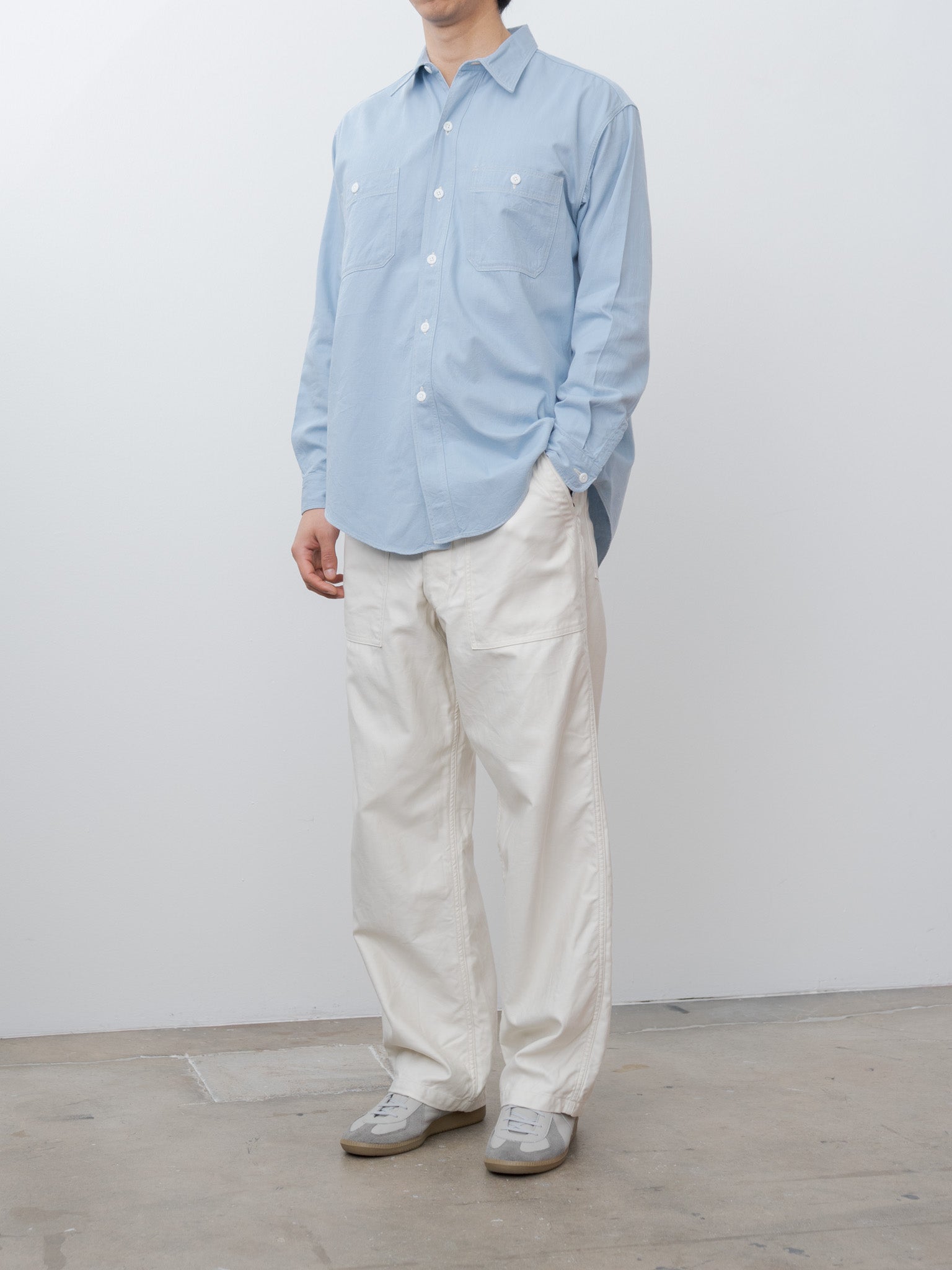 Work Shirt - Light Indigo Blue