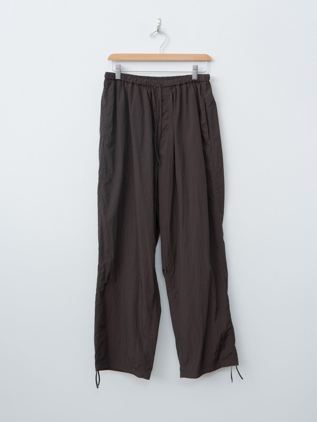 Hand Dyed Nylon Over Pants - Brown