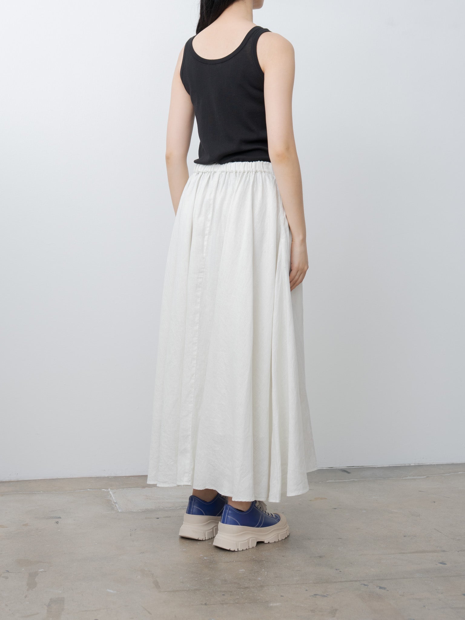 Fresca Circular Rib Tanktop - Black