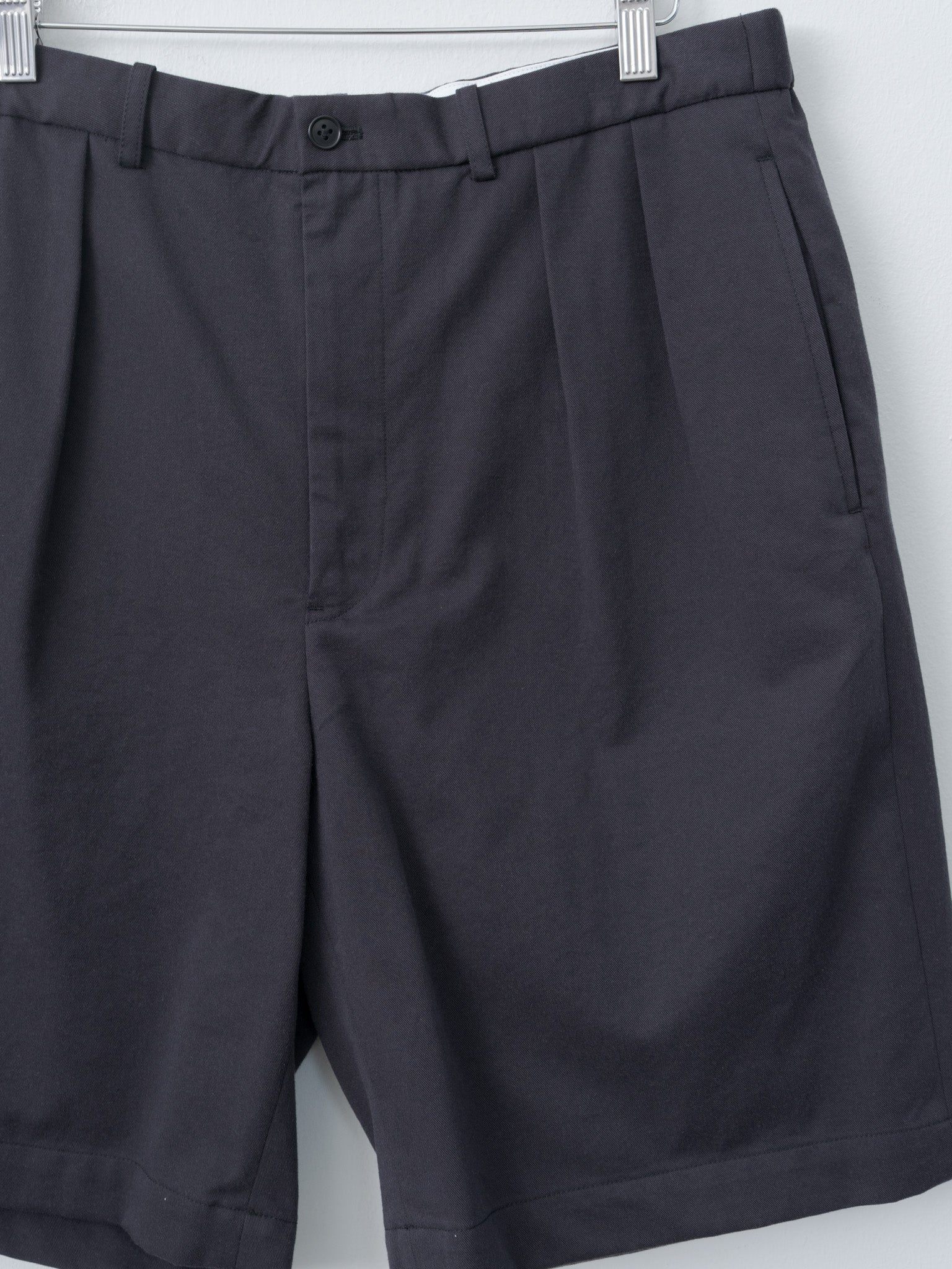 Organic Cotton Tencel Chino Shorts - Navy