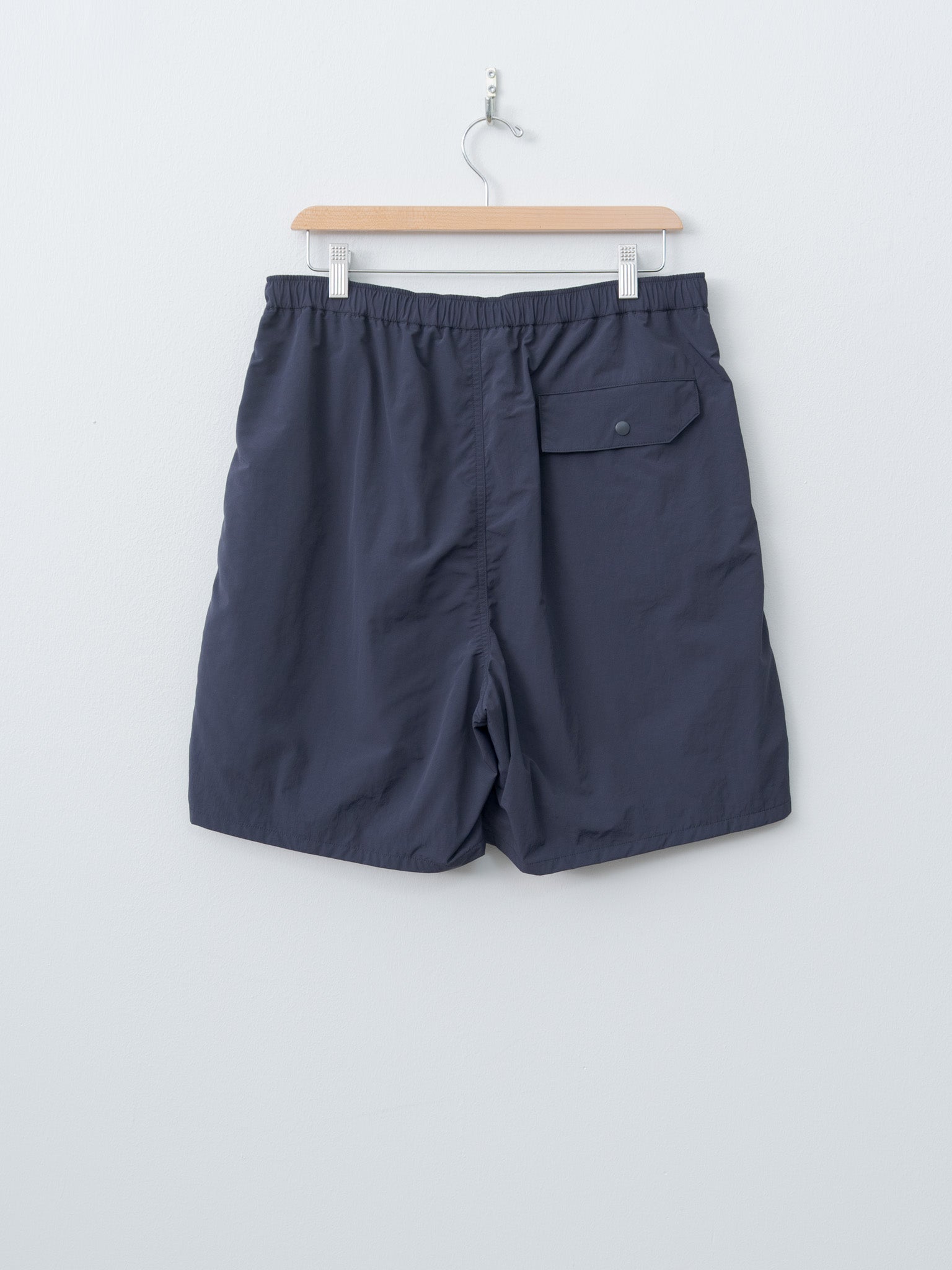 Recycle Nylon Mix Taffeta Shorts - Navy