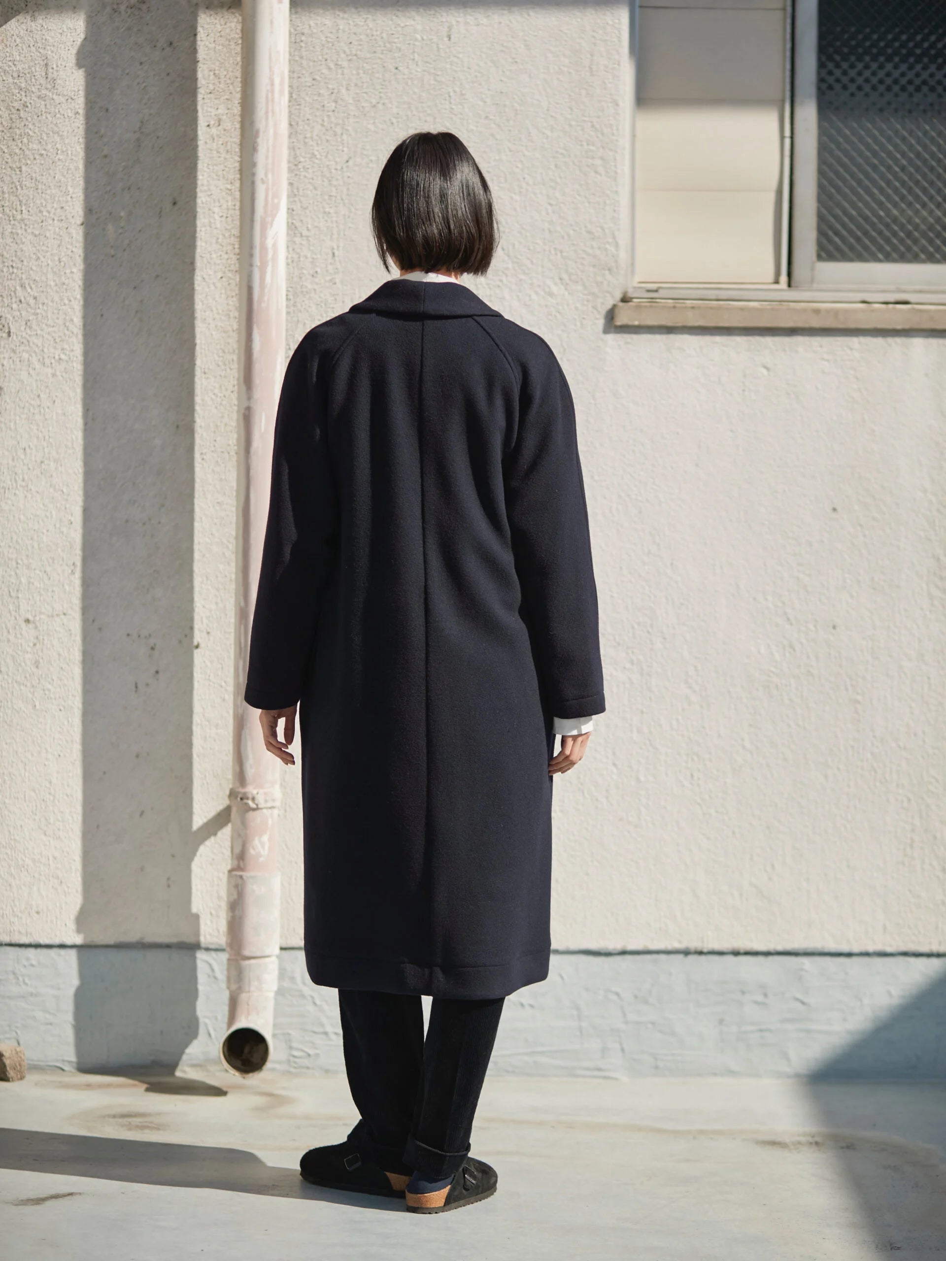 Namu Shop - Nicholson & Nicholson My Robe Coat - Navy