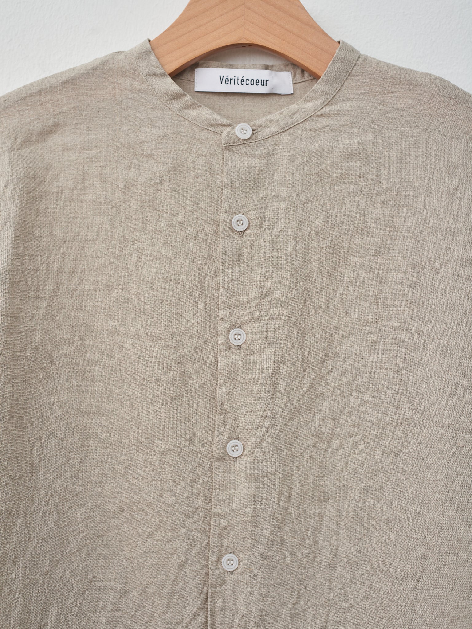 Namu Shop - Veritecoeur Gathered Blouse - Natural