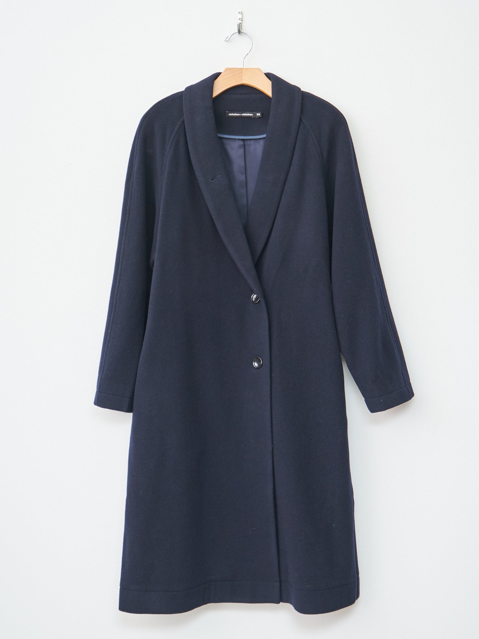 Namu Shop - Nicholson & Nicholson My Robe Coat - Navy