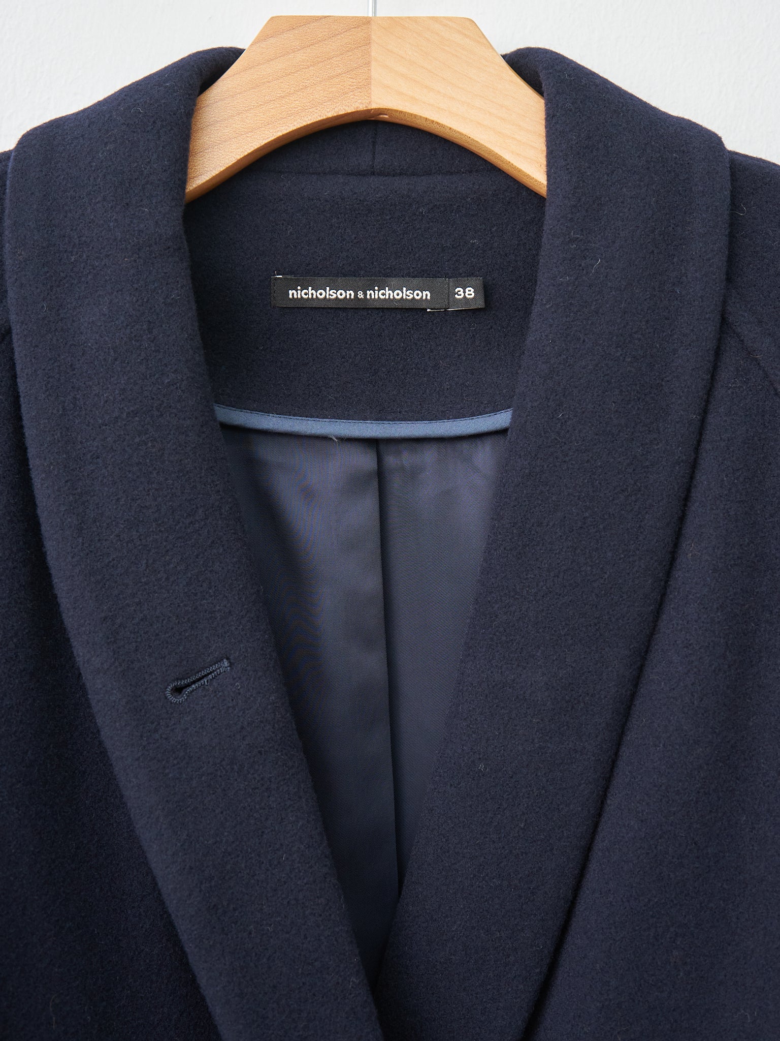 Namu Shop - Nicholson & Nicholson My Robe Coat - Navy