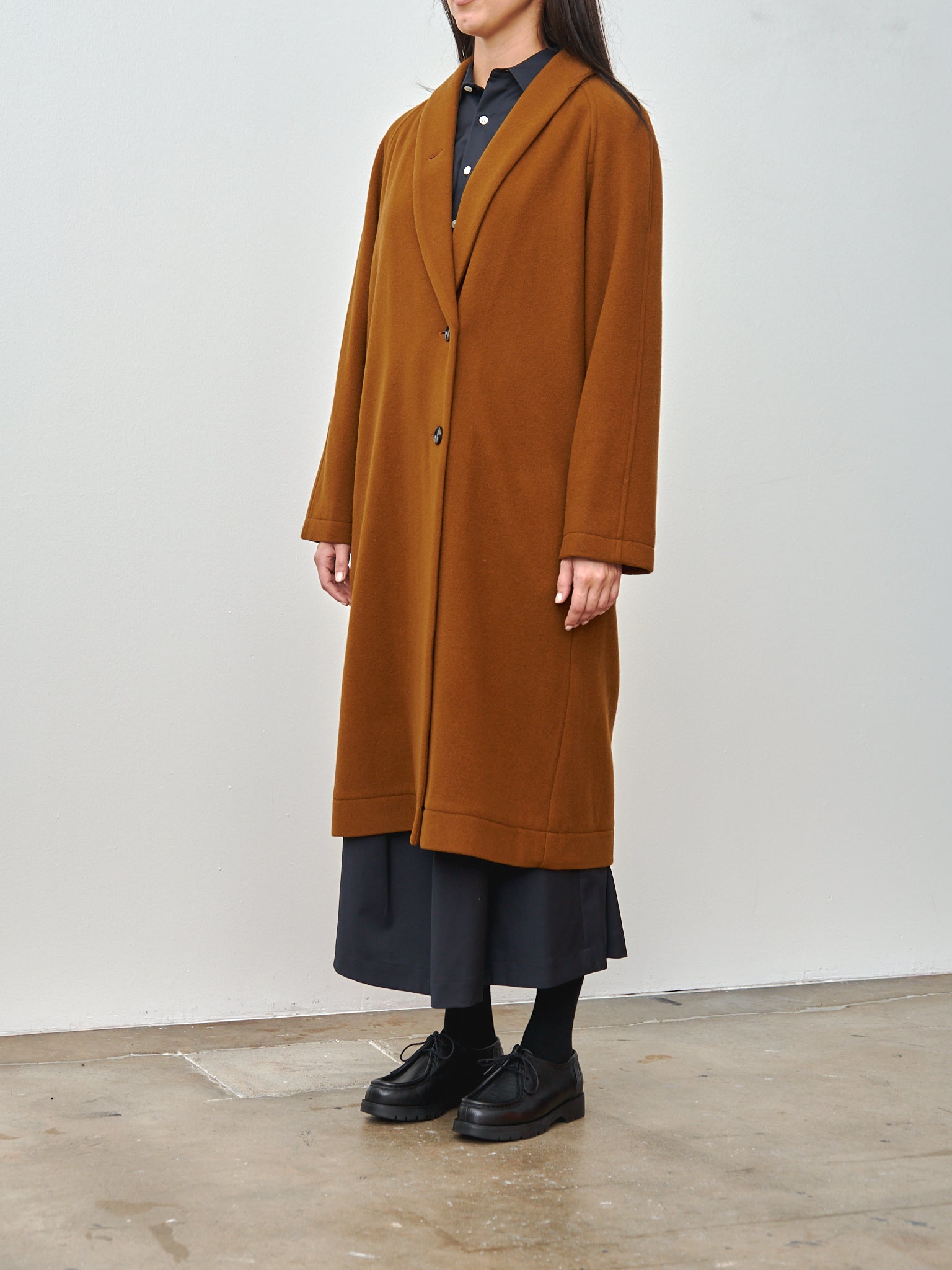 Namu Shop - Nicholson & Nicholson My Robe Coat - Brown