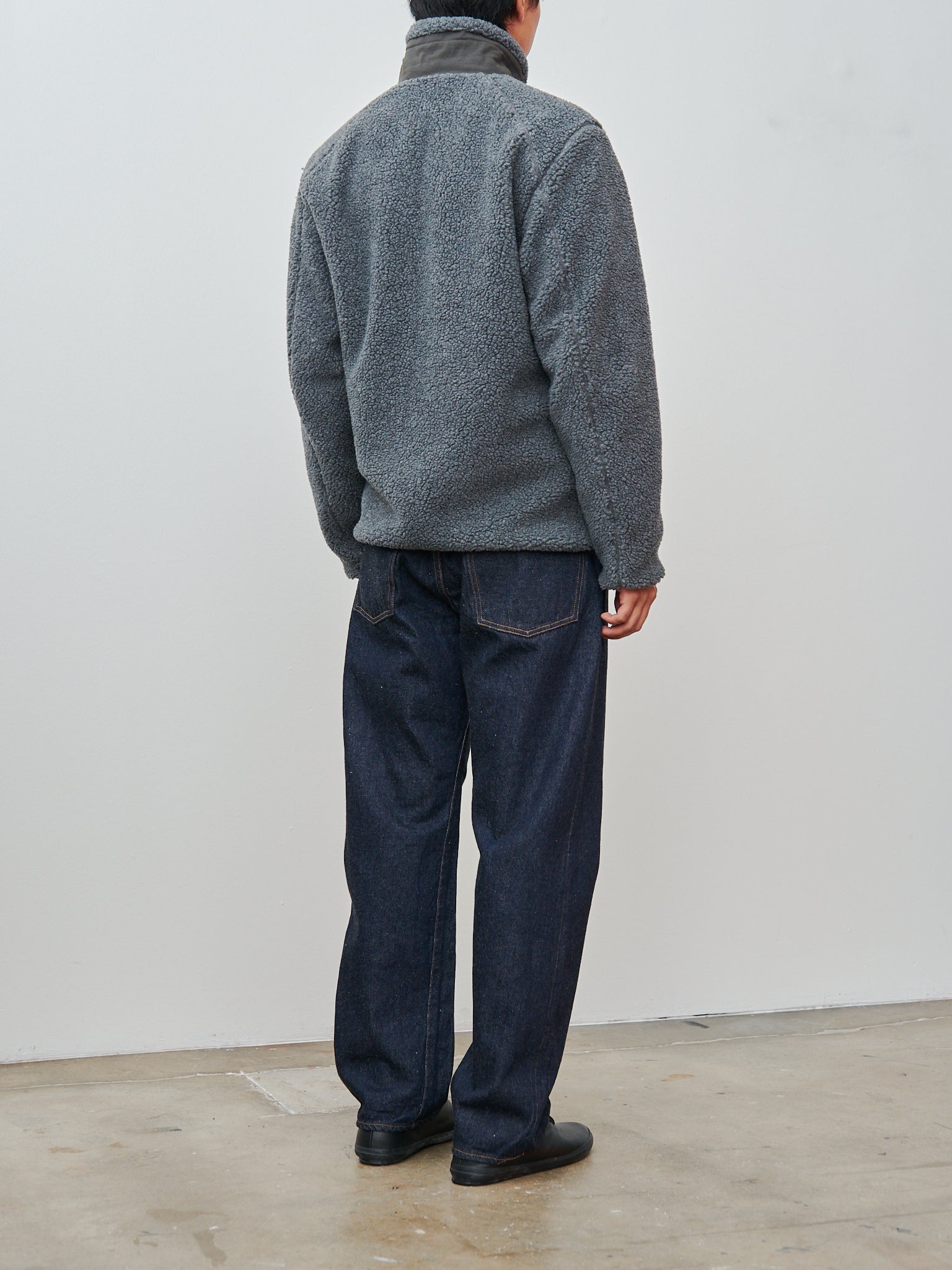 Namu Shop - Fujito Fleece Blouson - Charcoal