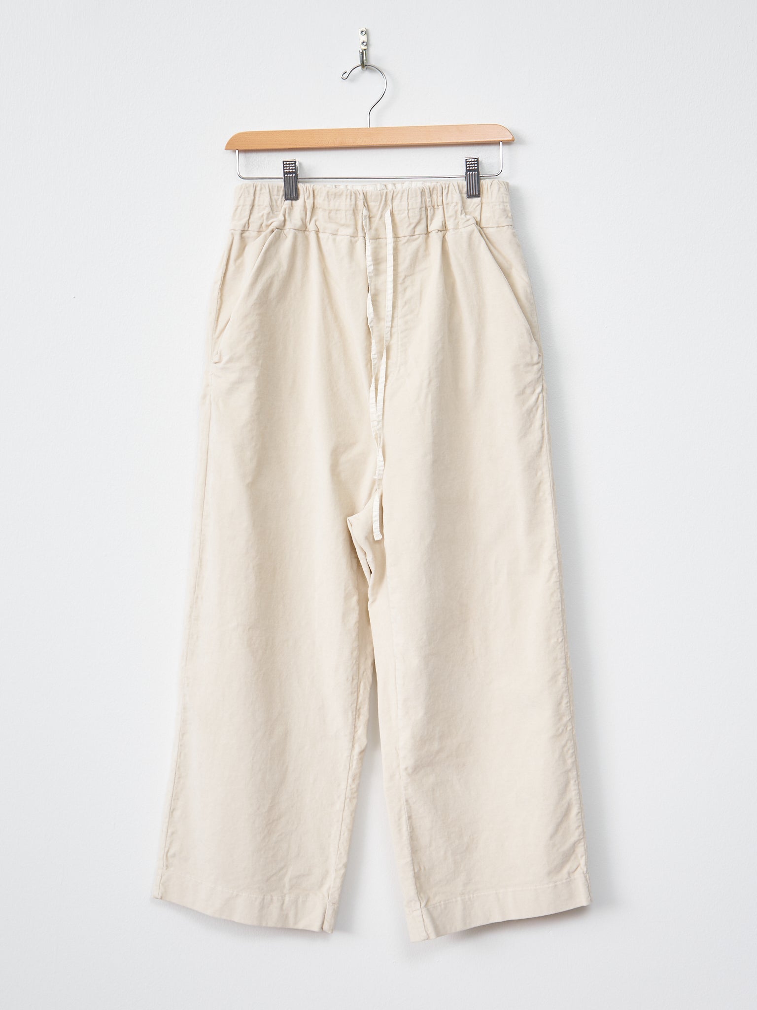 Namu Shop - Album di Famiglia Velvet W&S Trousers - Off White