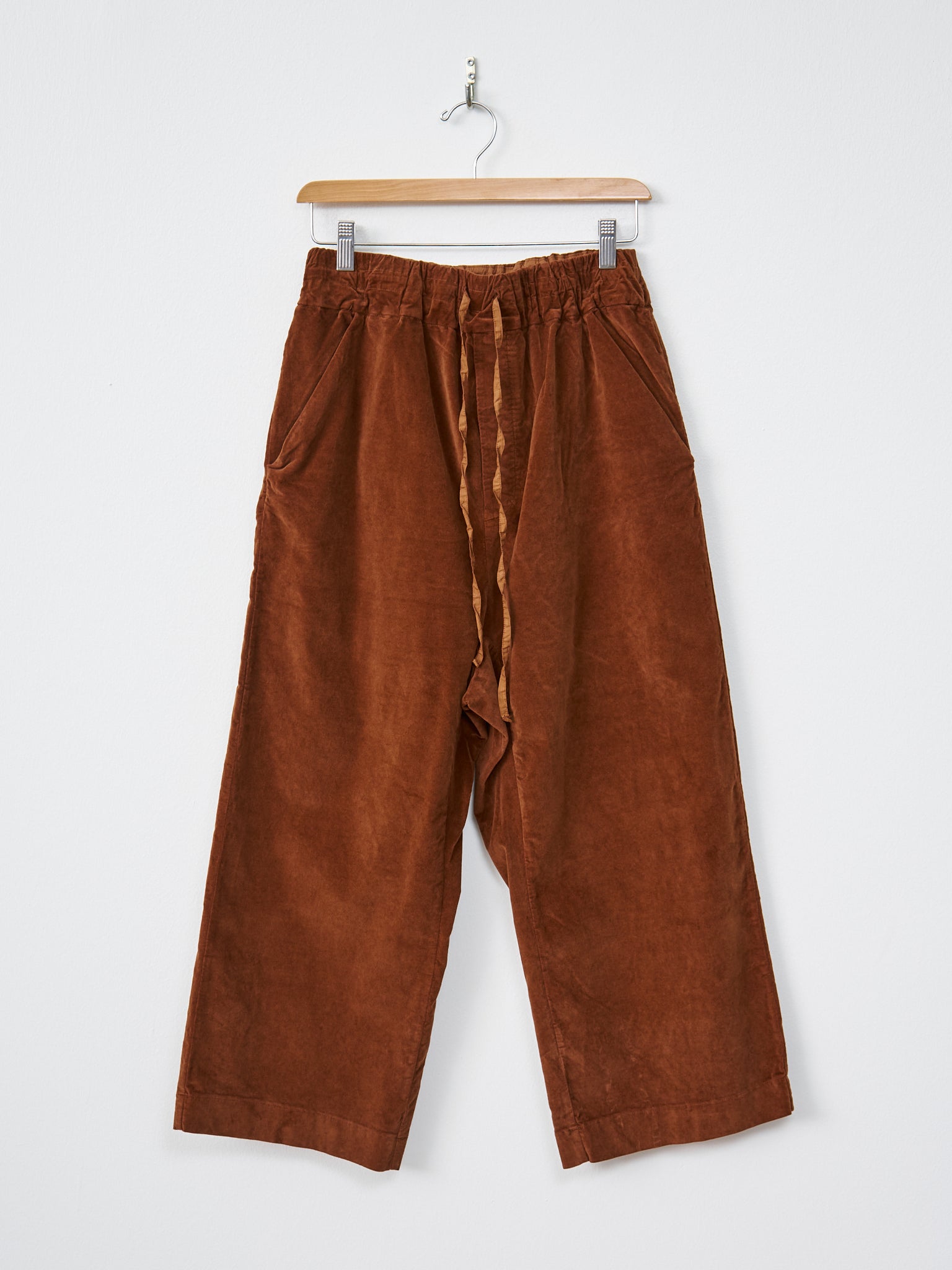 Namu Shop - Album di Famiglia Velvet W&S Trousers - Rust