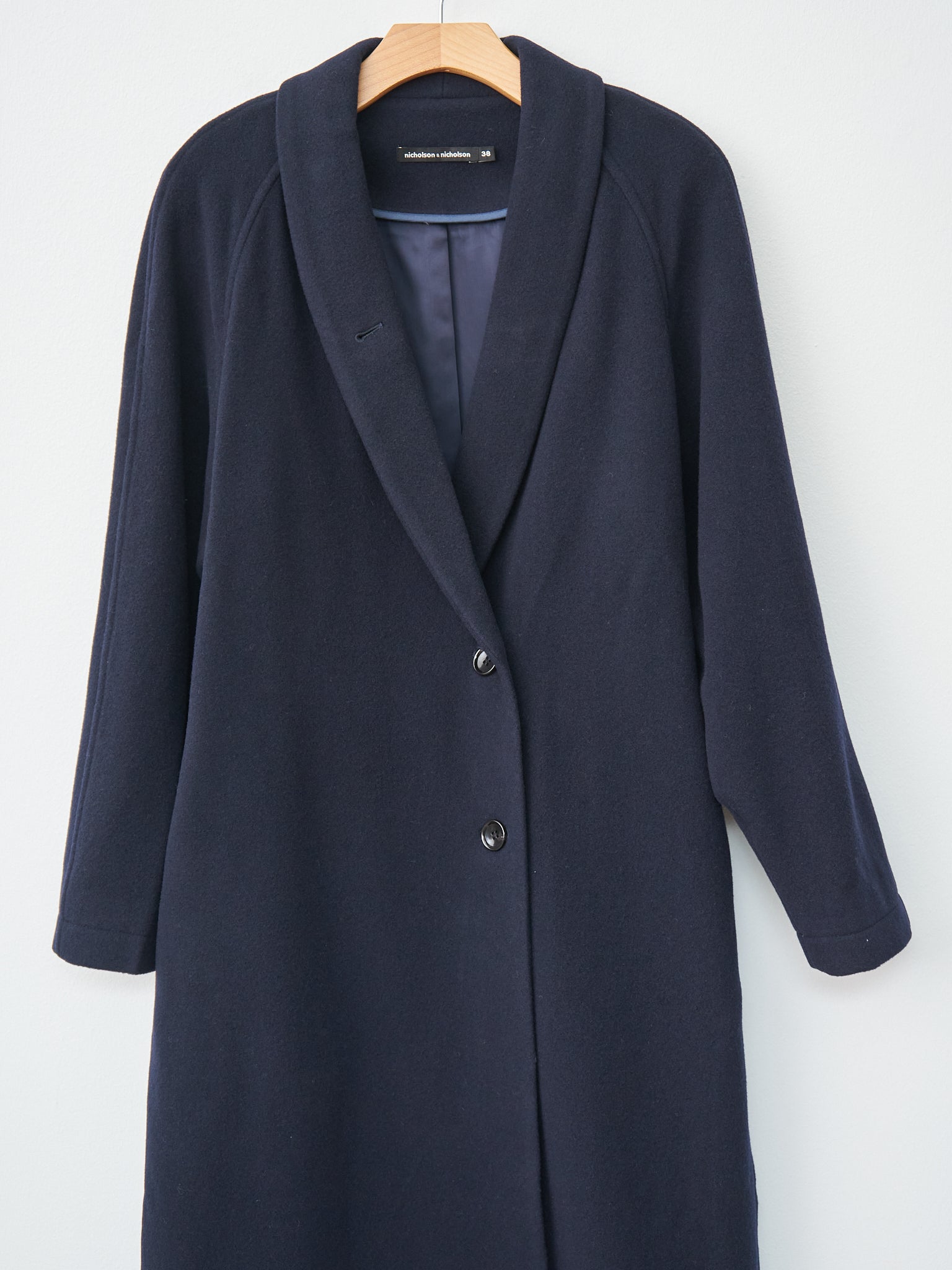 Namu Shop - Nicholson & Nicholson My Robe Coat - Navy