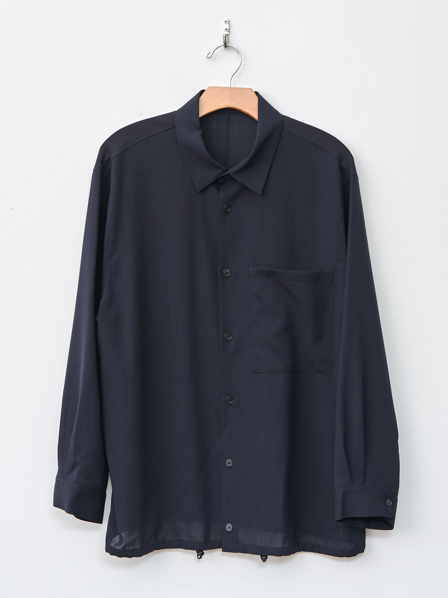 Wool Lawn CPO Jacket - Navy