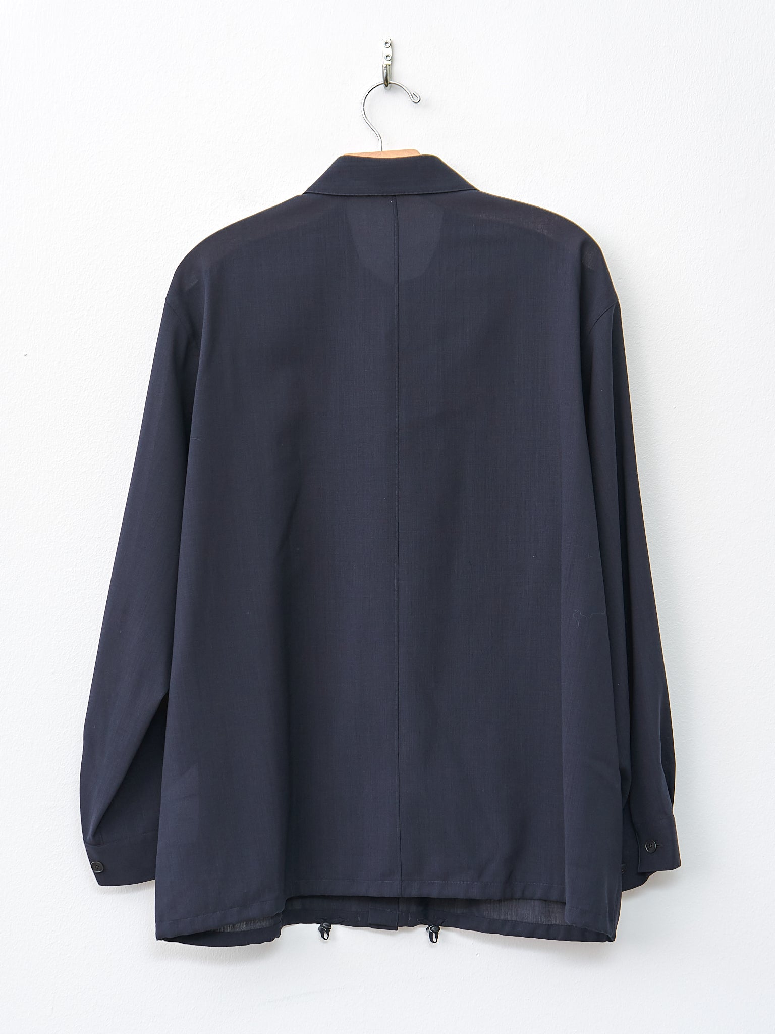 Namu Shop - Aton Wool Lawn CPO Jacket - Navy