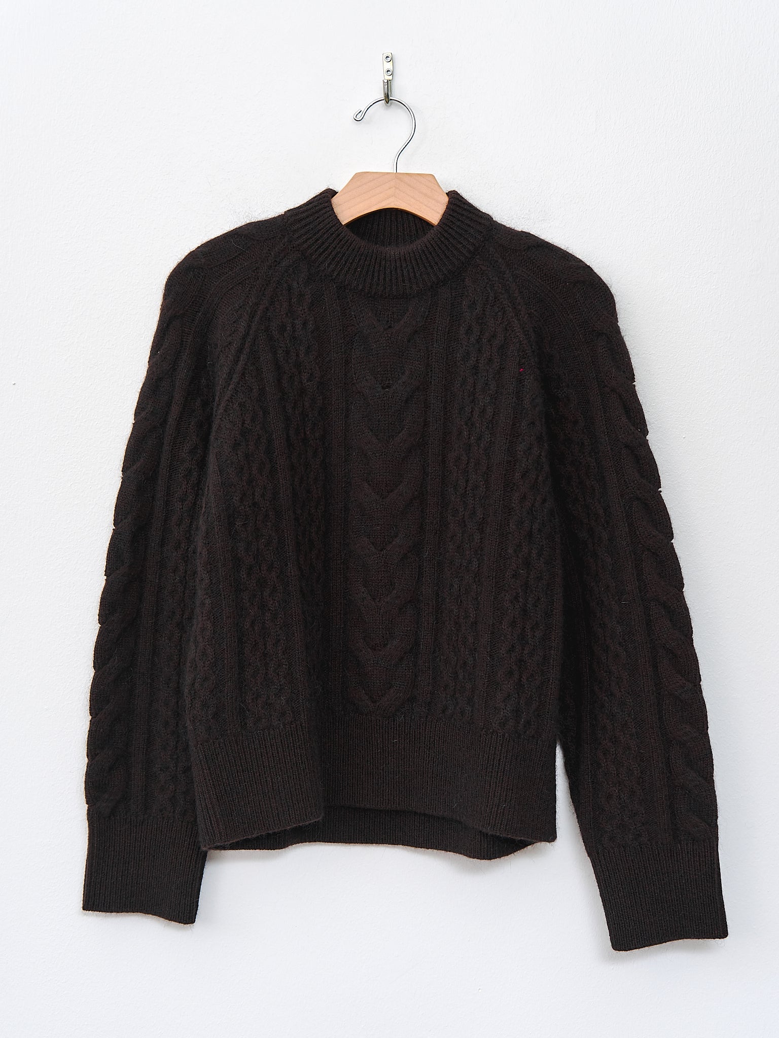 Molve Cable Knit- Espresso