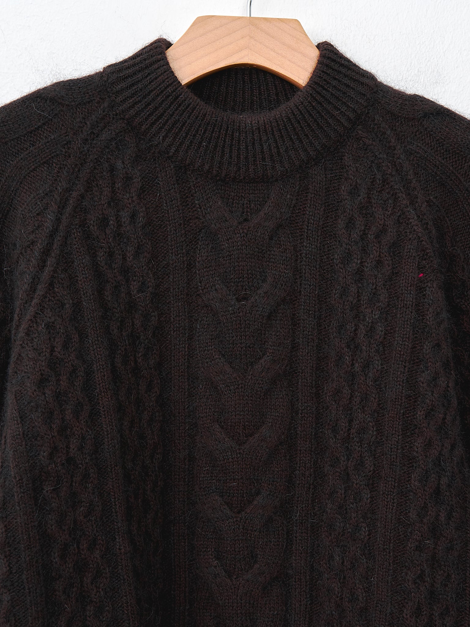 Molve Cable Knit- Espresso