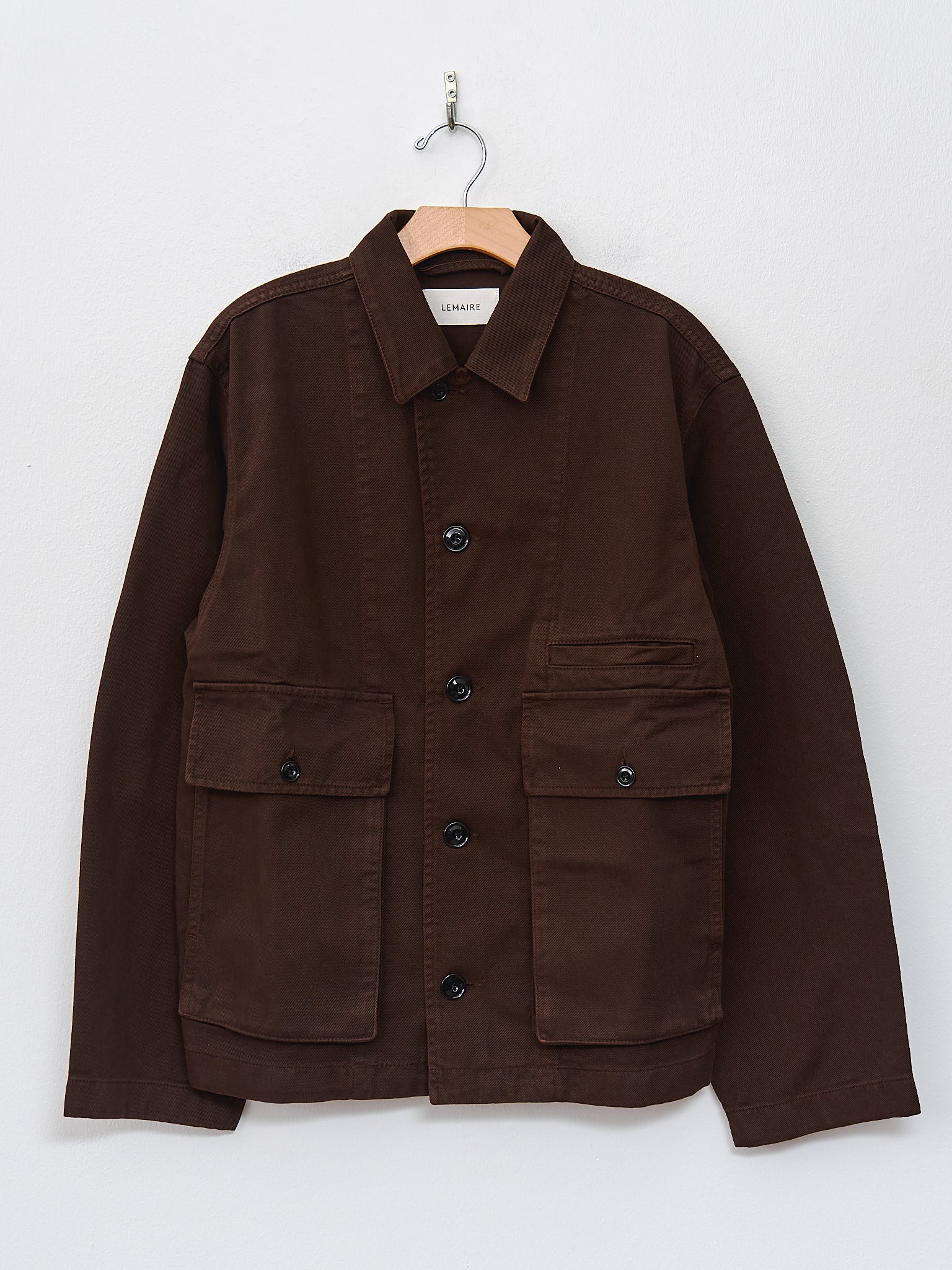 Namu Shop - Lemaire Boxy Jacket - Espresso