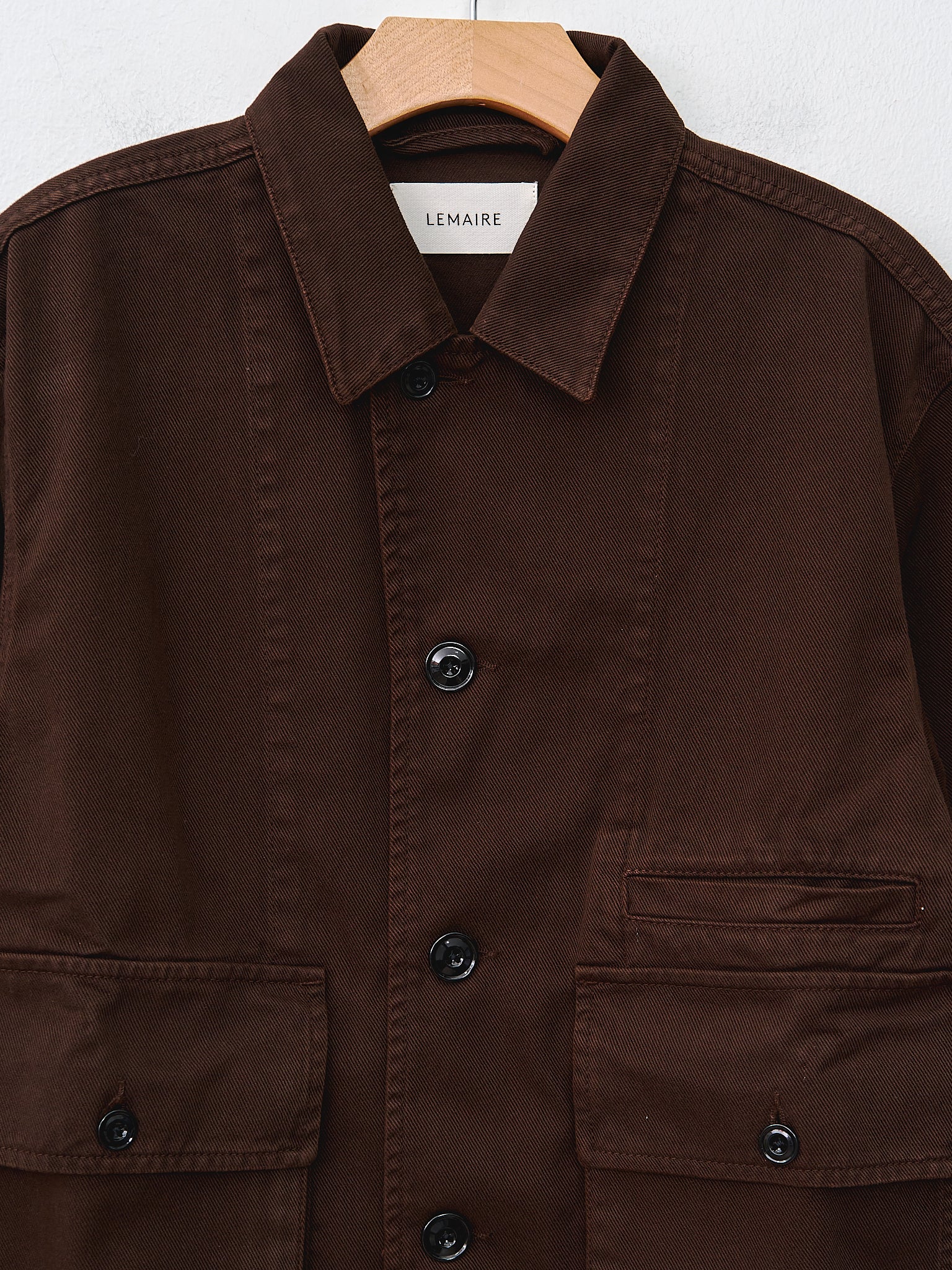 Namu Shop - Lemaire Boxy Jacket - Espresso