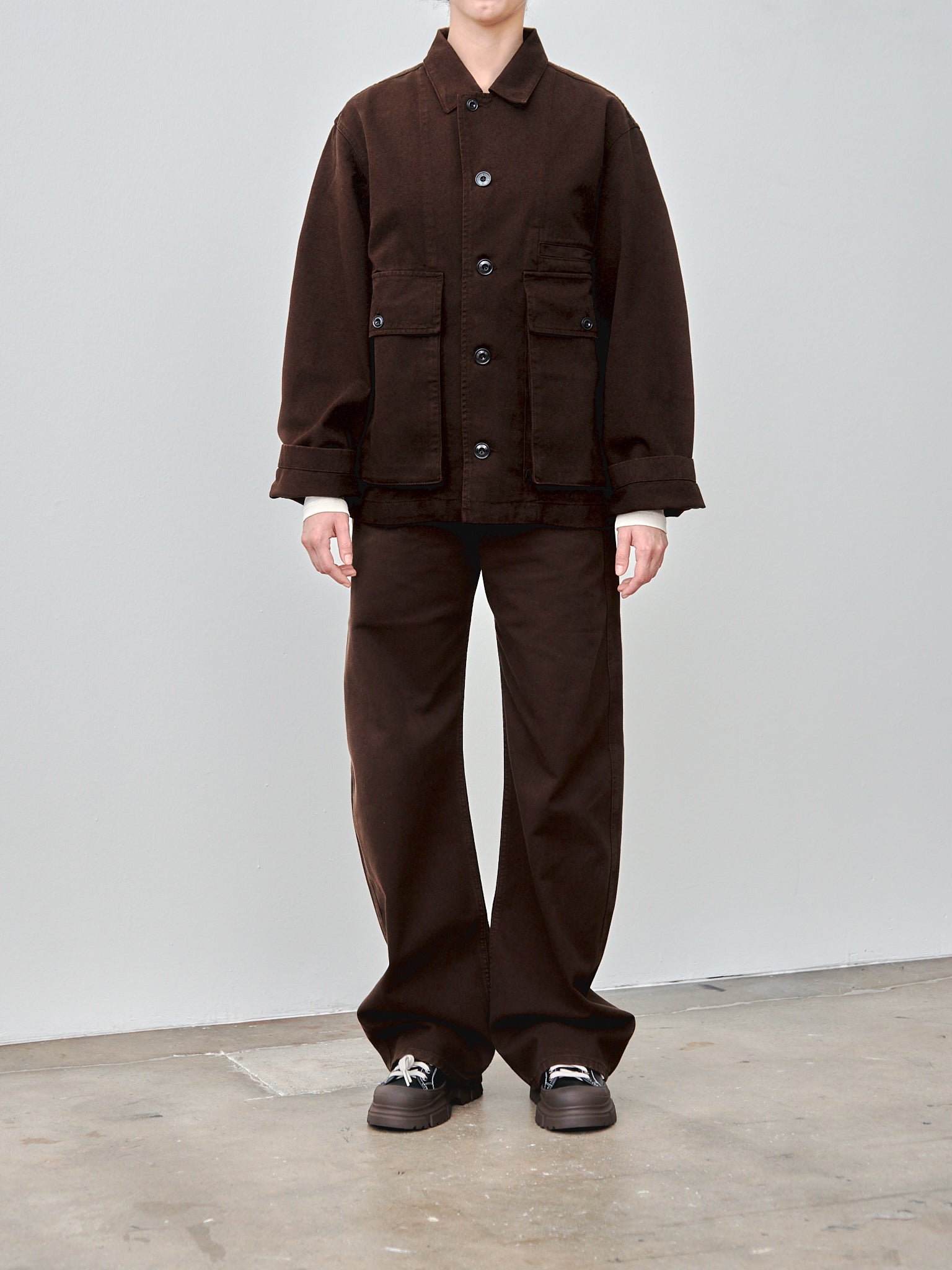 Namu Shop - Lemaire Boxy Jacket - Espresso