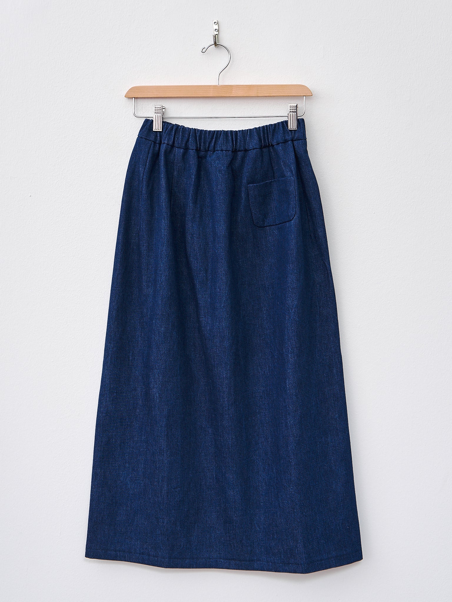 Namu Shop - Eleph Simple Skirt - Blue Denim